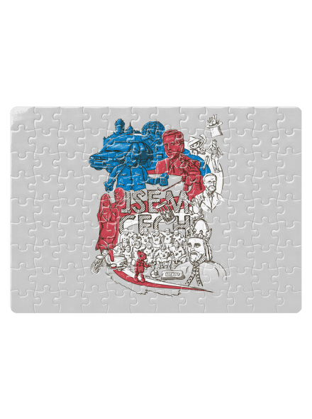 Jsem Čech puzzle White