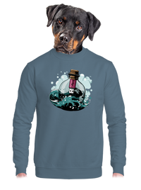 unisex mikina bez kapuce