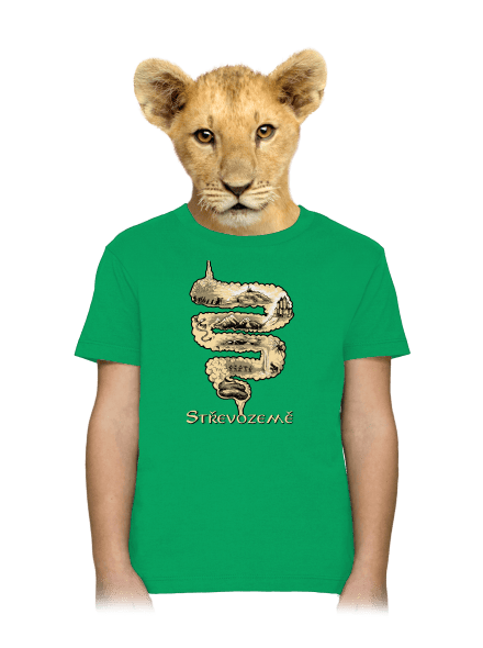 Střevozemě dětské tričko Kelly Green