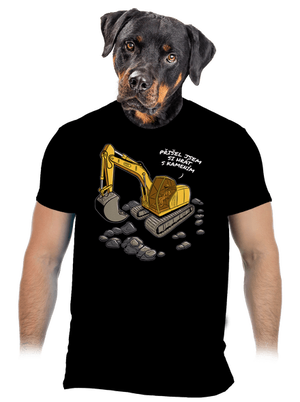 Hrát s kamením pánské tričko Black
