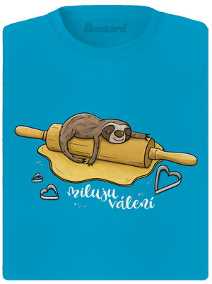 Miluju válení dámské sportovní tričko Blue Atol