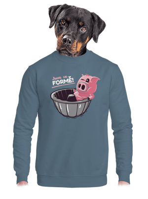 Ve formě unisex mikina bez kapuce Nordic Blue