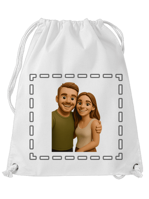 3D plastelína z vlastní fotky vak White