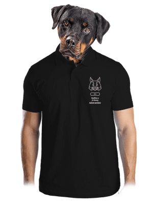 Nemůžu, mám kočku pánská polokošile Black