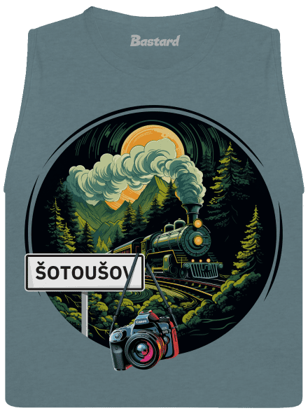 Šotoušov dámské tílko volné Heather Deep Teal