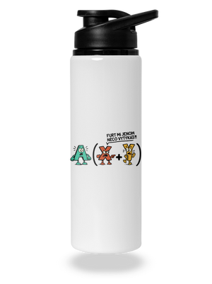 Vytýkání před závorku lahev na vodu White