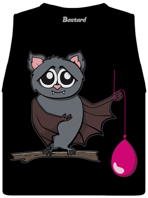 Netopýr dámské tílko volné Black