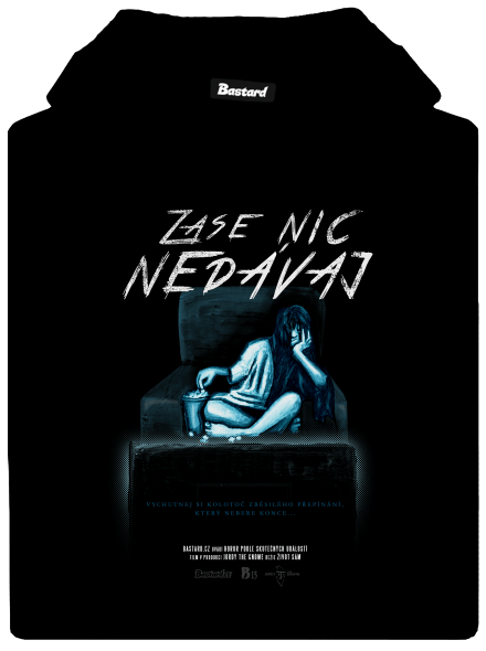 B13: Zase nic nedávaj dámská mikina klokanka Black