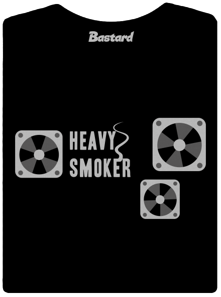 Heavy smoker dámské tričko premium Black