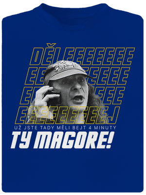 B18: Jiří Kára pánské sportovní tričko Royal Blue Mal