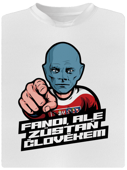 Fandi, ale zůstaň Fantomasem dětské sportovní tričko White