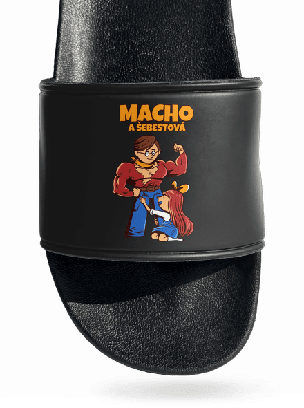 Macho a Šebestová pantofle Black