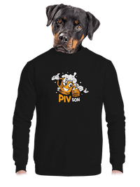 unisex mikina bez kapuce