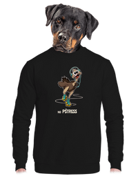 unisex mikina bez kapuce