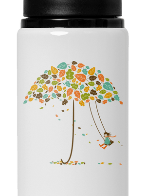 Radost z podzimu lahev na vodu White