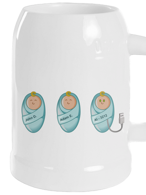 AI baby půllitr White