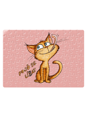 Pojď se lísat puzzle White