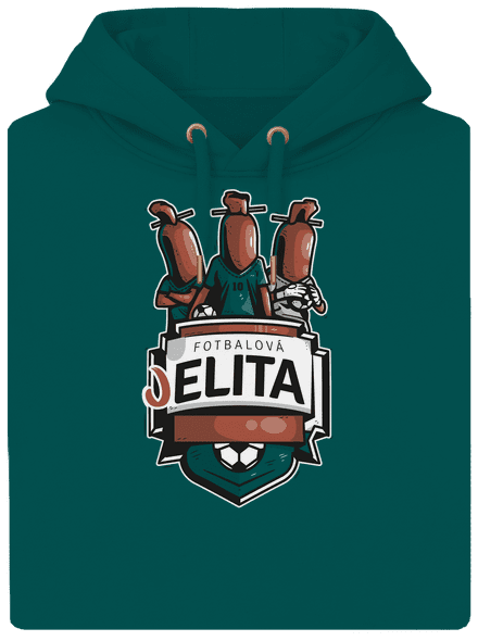 Fotbalová jelita unisex mikina premium Emerald Green