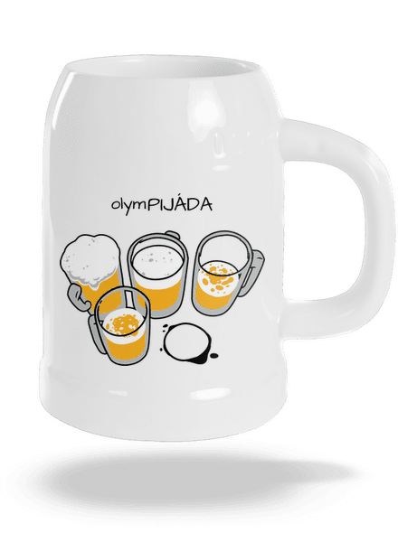 Pijáda půllitr White