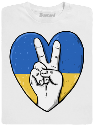 Ukrajina - Mír pánské tričko White
