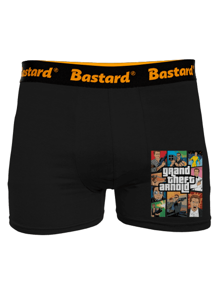 Grand Theft Arnold boxerky Black
