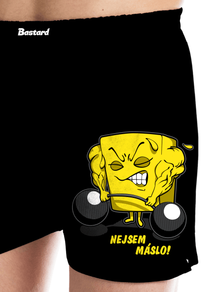 Nejsem máslo pánské trenky Black