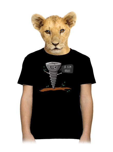 Já jsem Vruut dětské tričko Black