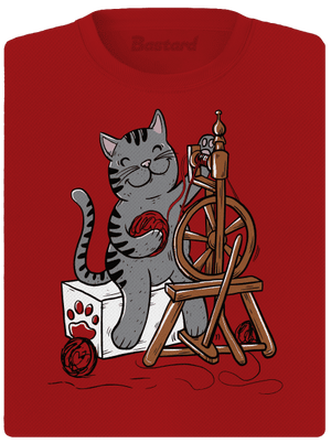 Kočka přede dámské sportovní tričko Red Mal