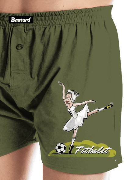 Fotbalet pánské trenky Khaki