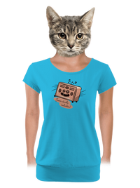 dámské tričko s lemem