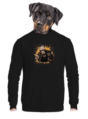 unisex mikina bez kapuce