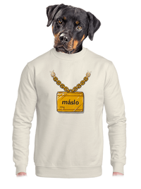 unisex mikina bez kapuce