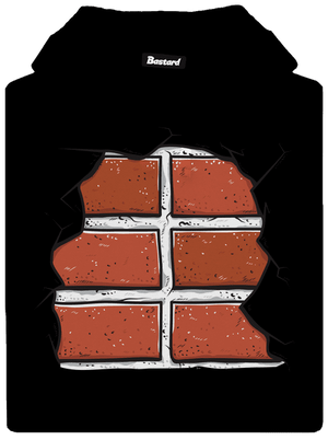 Cihličky pánská mikina klokanka Black