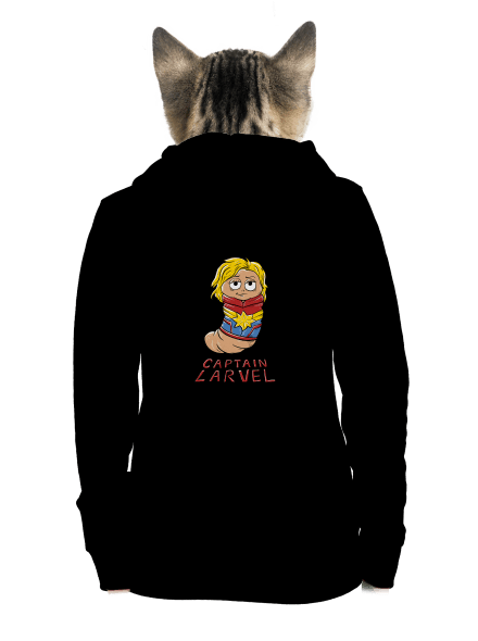 Captain Larvel dámská mikina na zip Black