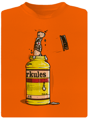 Herkules dětské sportovní tričko Neon Orange