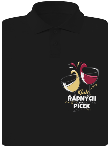 Klub řádných píček pánská polokošile Black