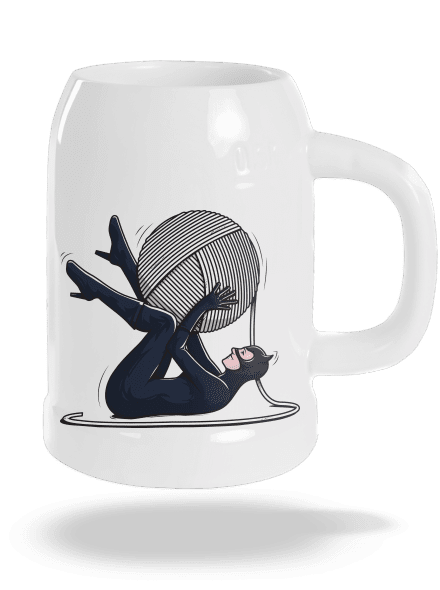 Catwoman půllitr White