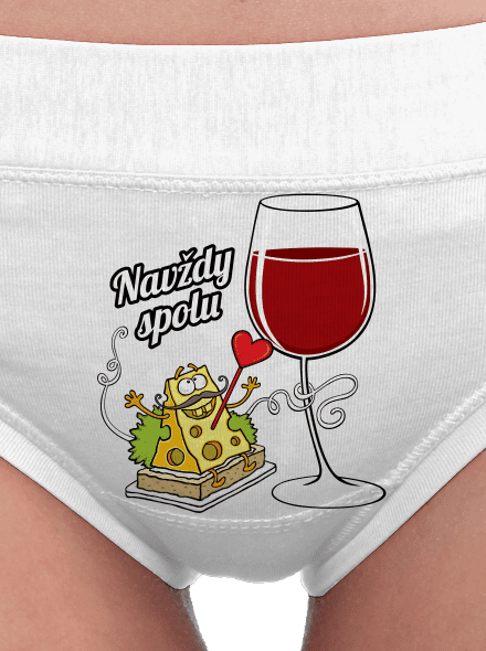 Navždy spolu dámské kalhotky White