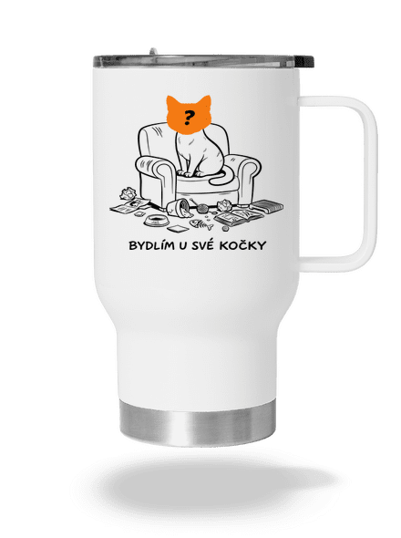 Bydlím u své kočky termohrnek White
