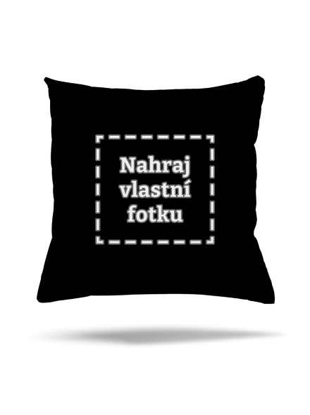 Vlastní potisk polštář Black