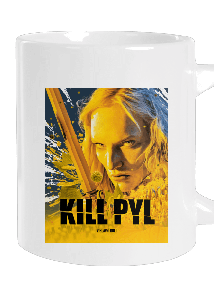 Kill pyl velký hrnek White