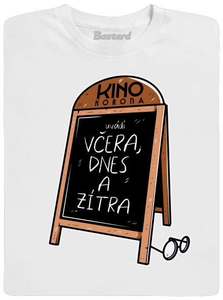 Včera, dnes a zítra pánské tričko White