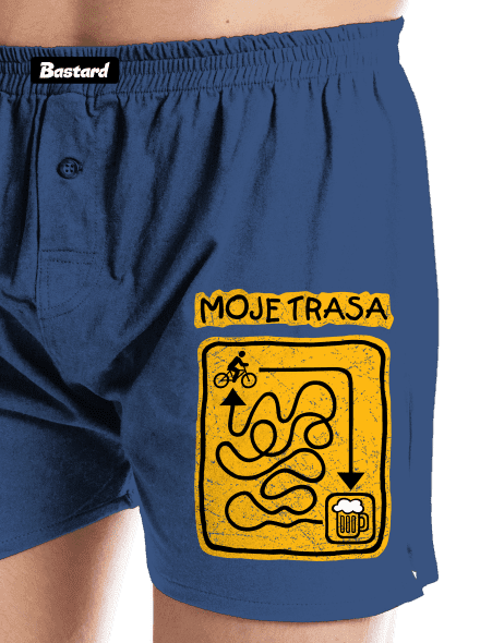 Moje trasa pánské trenky Blue