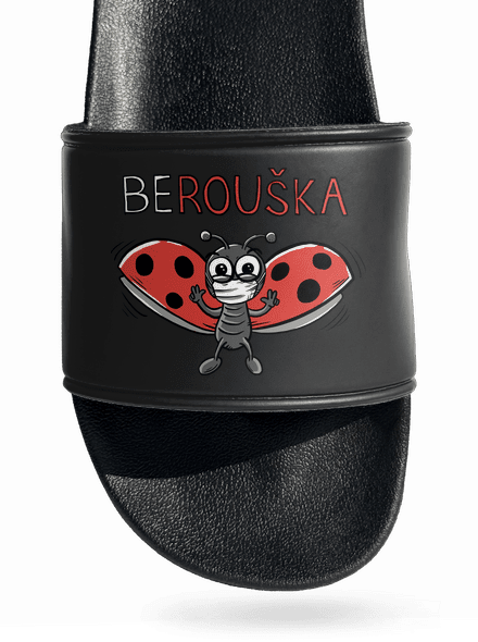 Berouška pantofle Black