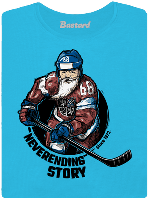 Jarda Forever dámské tričko s lemem Blue Atol