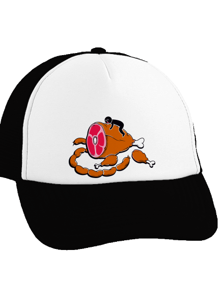 Meating kšiltovka truckerka Black cap