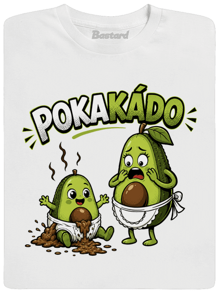 Pokakádo pánské tričko White