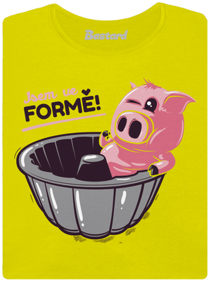 Ve formě dámské tričko premium Lemon