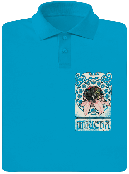 Moucha pánská polokošile Blue Atol