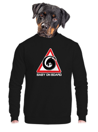 unisex mikina bez kapuce